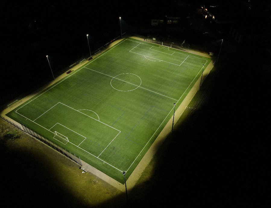 Sportanlage von oben